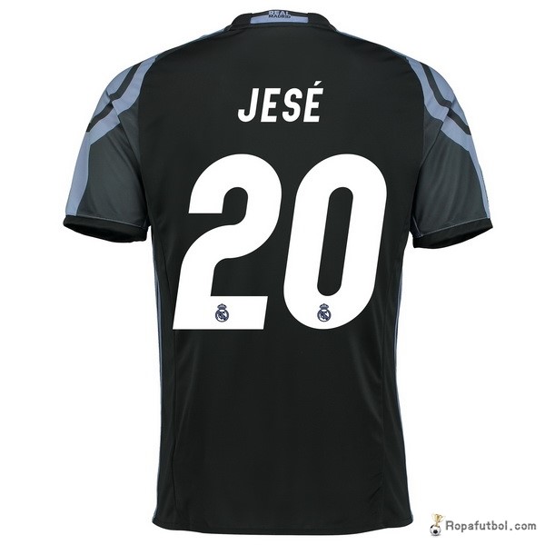 Camiseta Real Madrid Replica Tercera Ropa Jese 2016/17 Negro